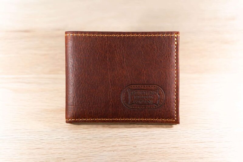 Buffalo Billfold Mens Leather Bifold Made In Usa Buffalo Billfold Co