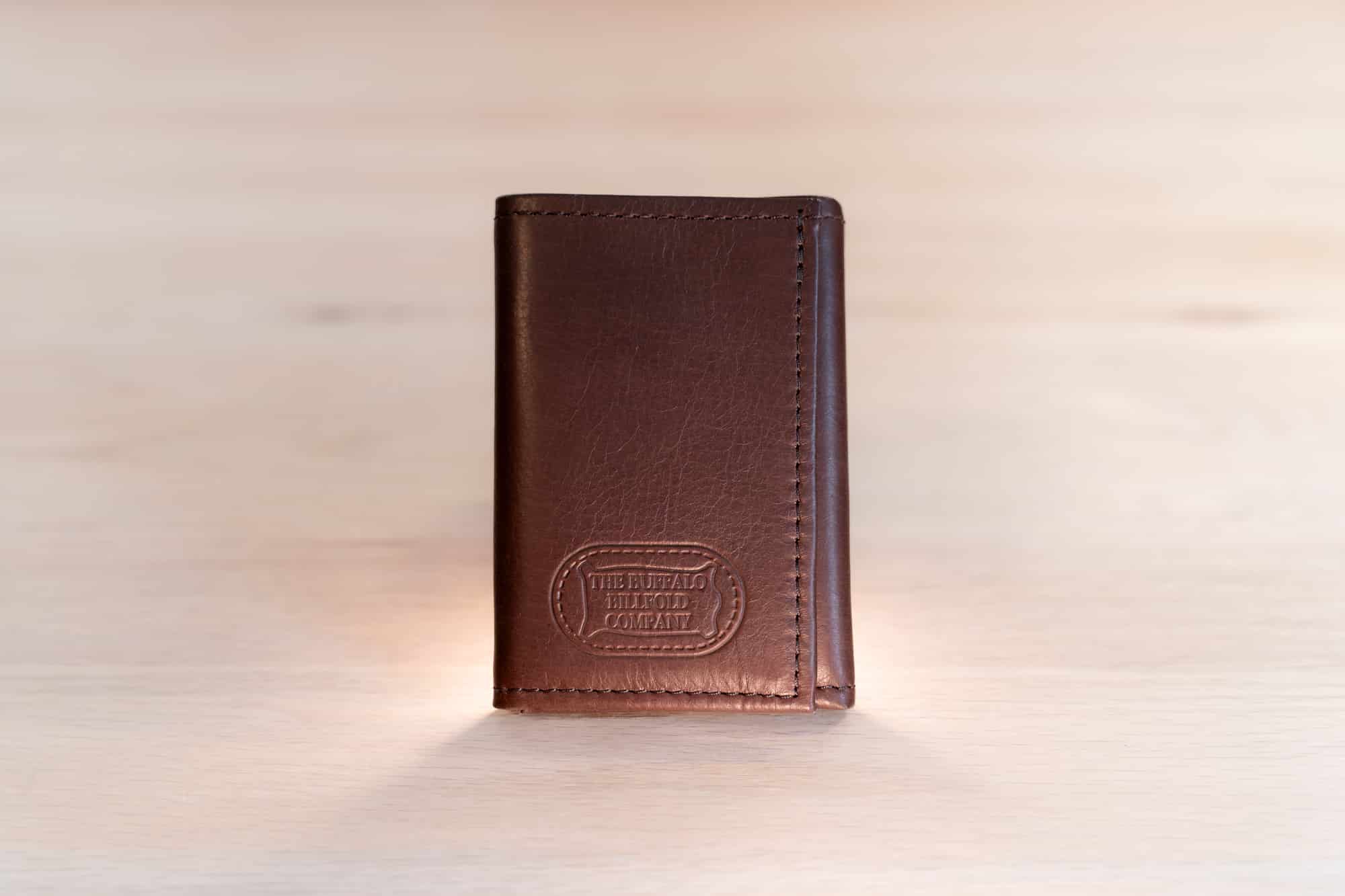 Water Buffalo Leather Bi-fold or Tri-fold Wallet