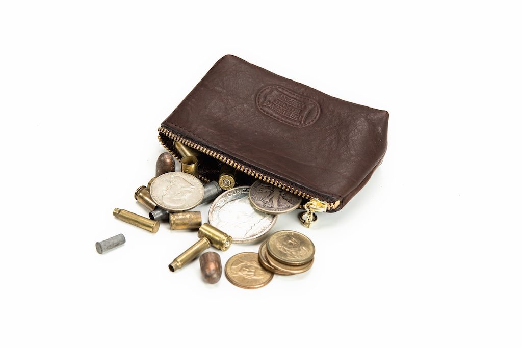 Annie Oakley Magnum Coin Case - Buffalo Leather - Made in America - Buffalo Billfold Company