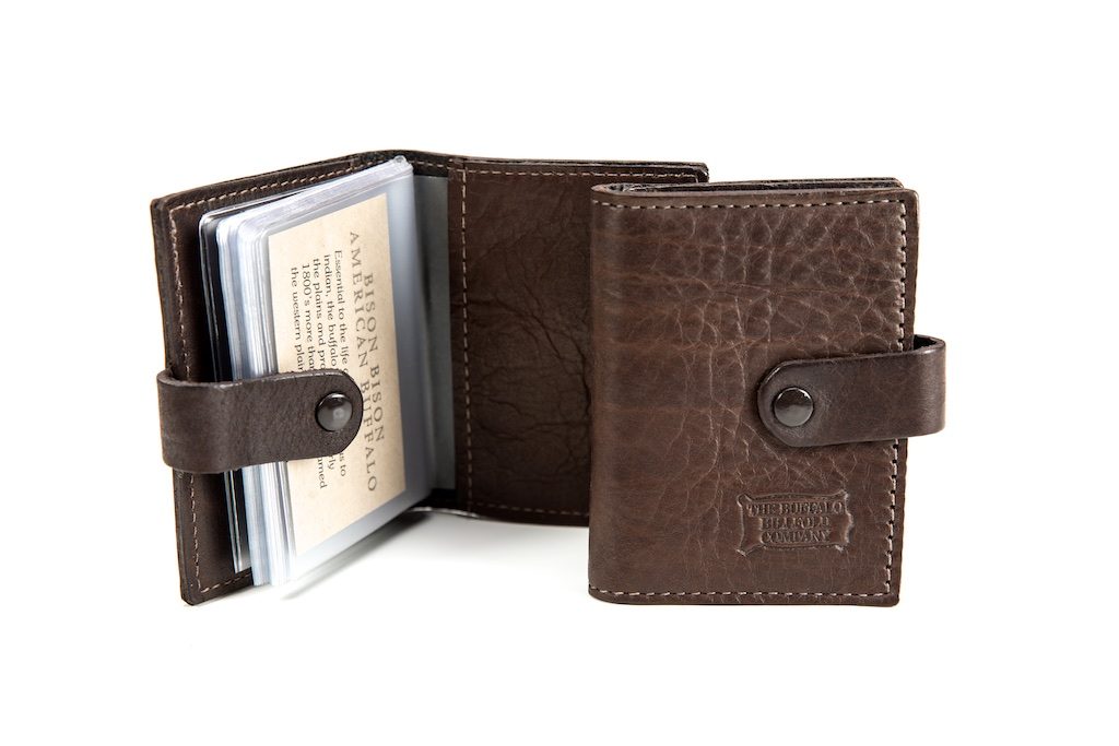 Extra Capacity Card Case - Buffalo Leather - Made In America - Buffalo Billfold Company