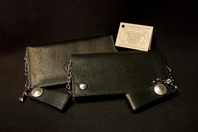 Buffalo Biker Billfold - Chain Leather Wallet - Made in America - Buffalo Billfold Company