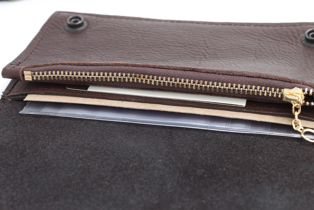  The Tanned Cow Slim Minimalist Wallet for Men Women