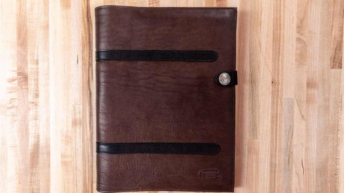 Bespoke Hand Stitched Pad Cover | English Bridle Hide | Portfolio for Legal  Pad | Custom Made in England