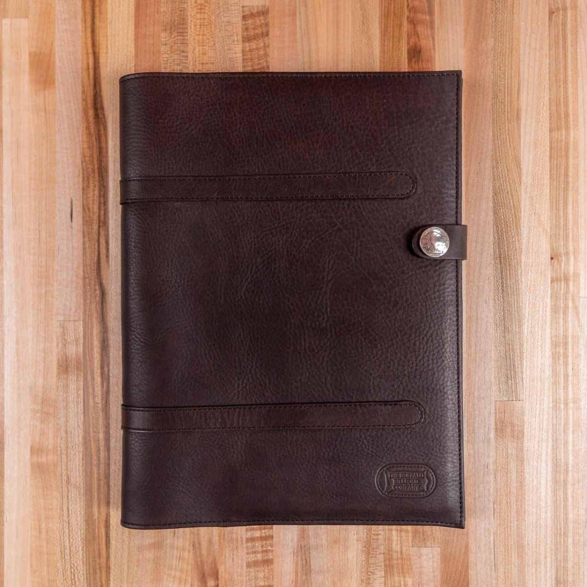 Leather Legal Pad Portfolio Buffalo Leather Buffalo Billfold Company