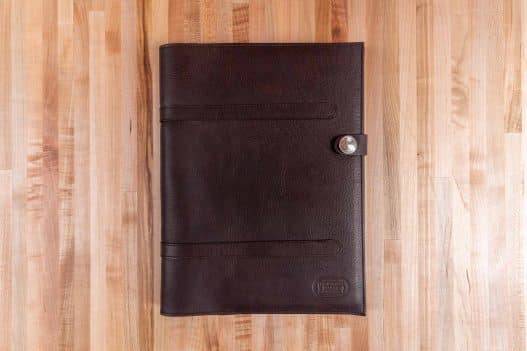 Leather Legal Pad Portfolio - Front - Made in USA
