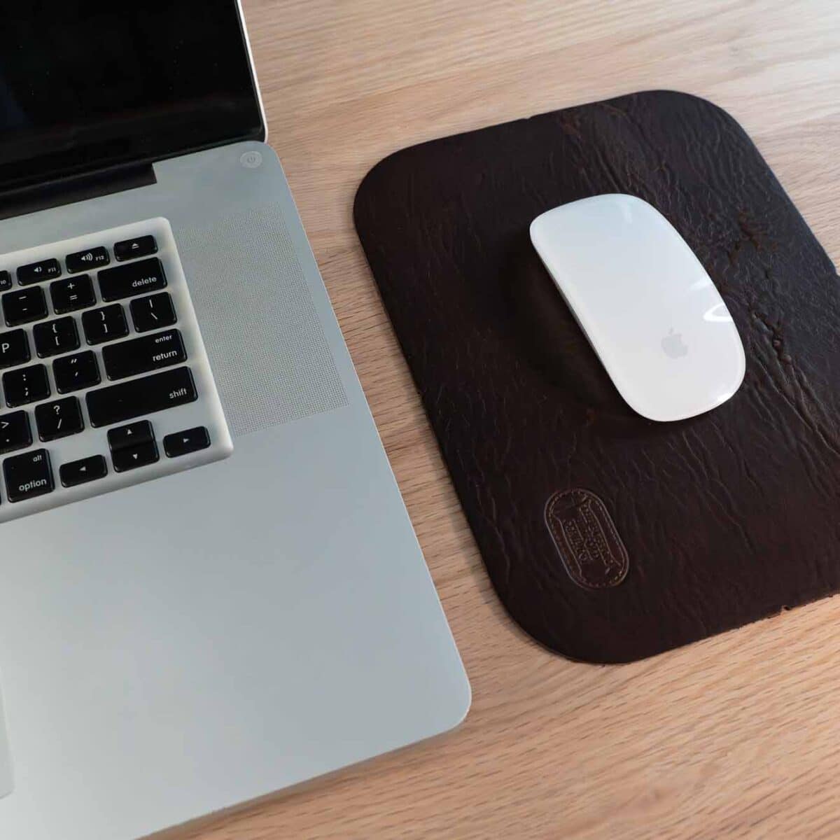 Buffalo Leather Mouse Pad - Made in USA