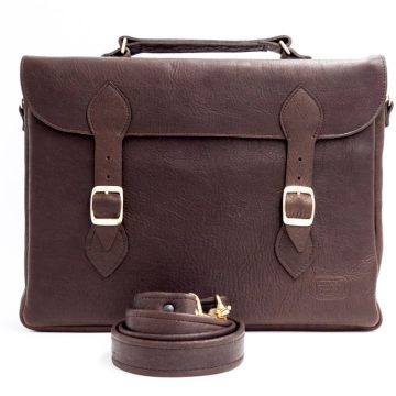 Leather Attache Case - Made In Usa