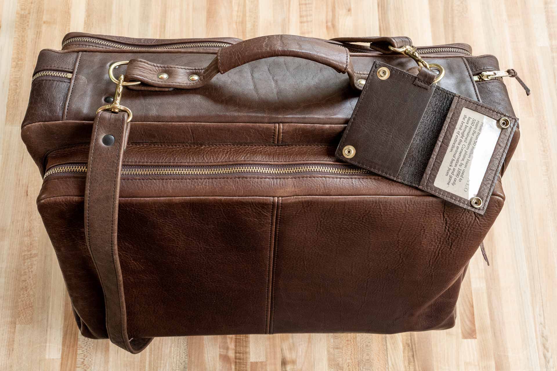Leather Flight Bag - Made in USA - Vintage Style | Buffalo...