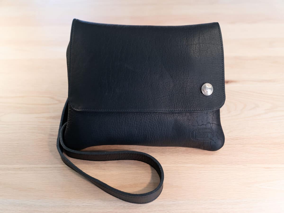 Bison Leather Purse with Buffalo Nickel