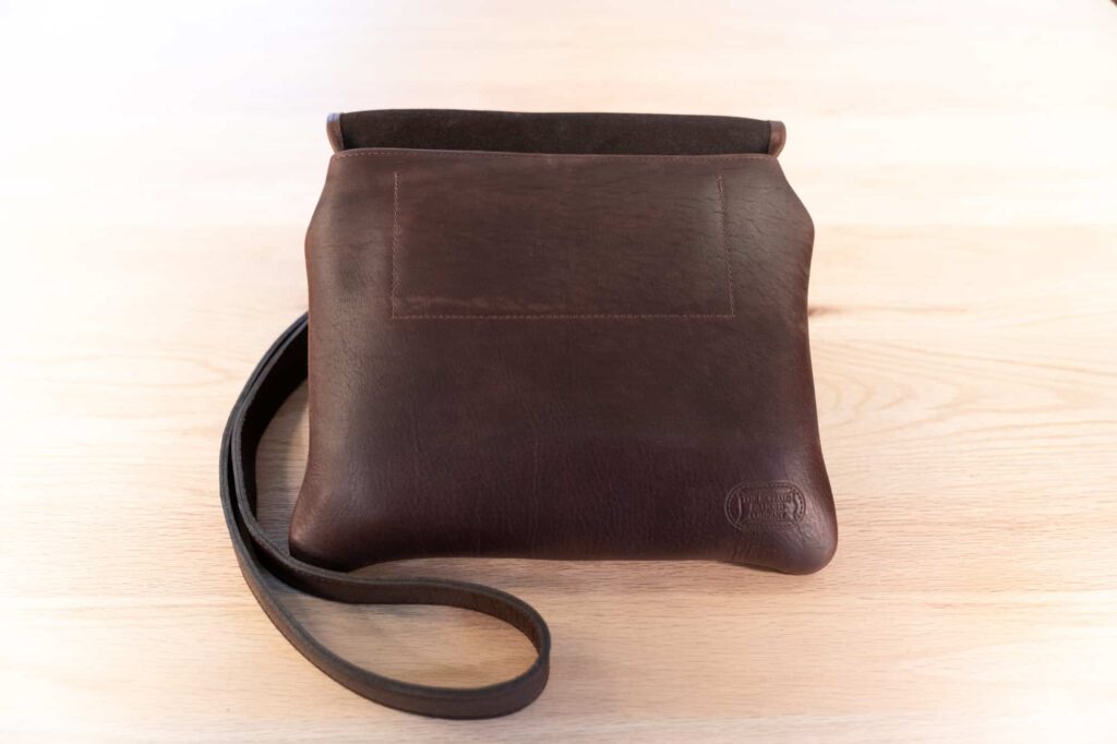 Brown Full Grain Bison Leather