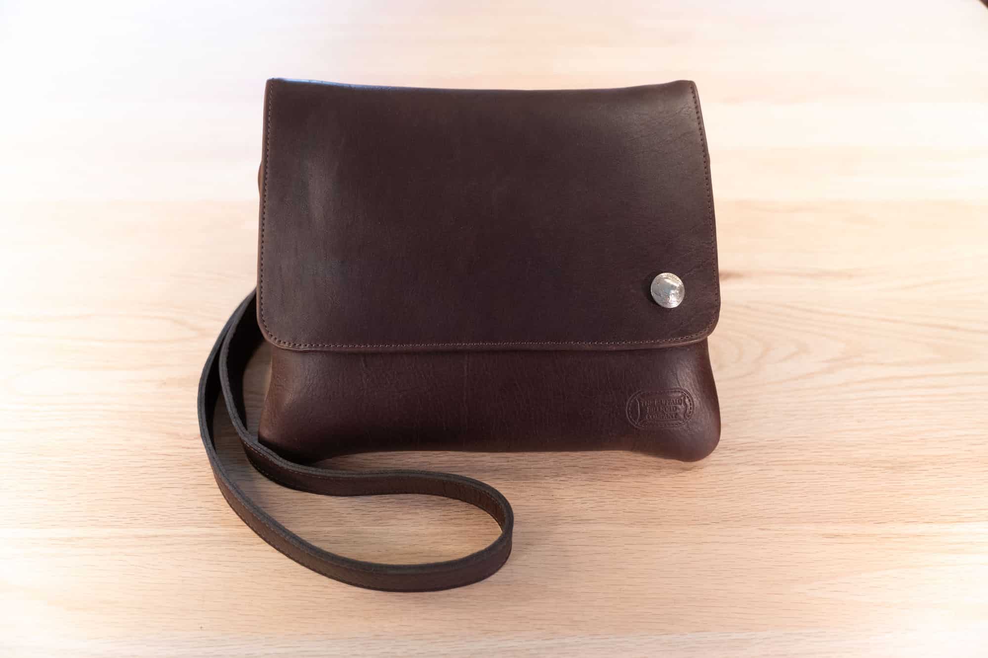 Bison Leather Purse With Buffalo Nickel | Buffalo Billfold Company