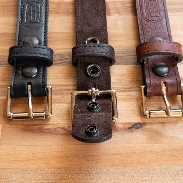 Buffalo Leather Belt - Customize Your Buckle