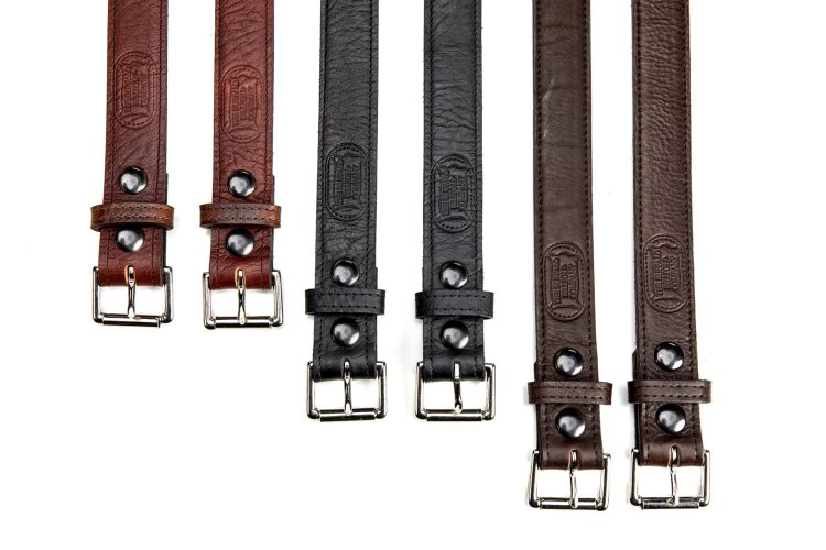 Buffalo Leather Belt - MadeInAmerica - Buffalo Billfold Company