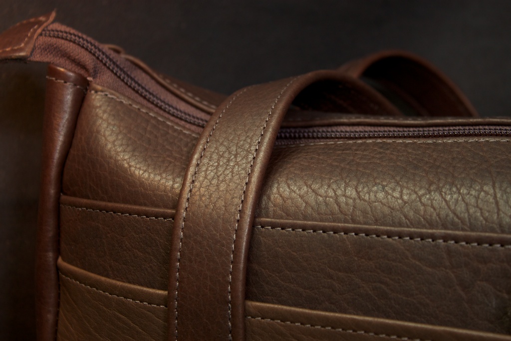 2-Strap Buffalo Leather Purse - American Made - Buffalo Billfold 