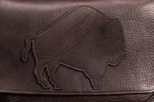 Trim Style Purse - Buffalo Applique - Made In America