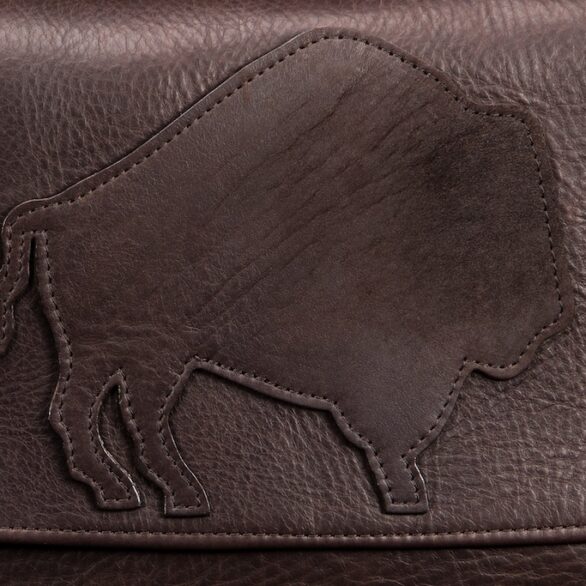 Trim Style Purse - Buffalo Applique - Made in America