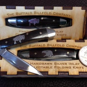 Pocket Knife - Eagle Inlay - Sterling Silver