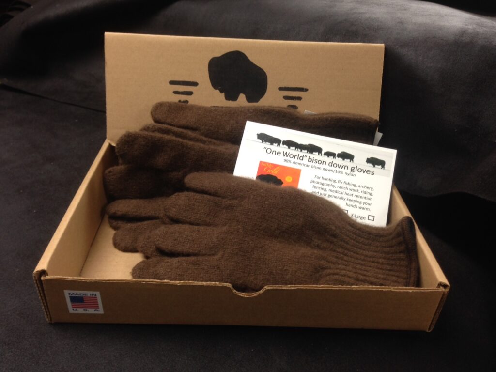 America Bison Wool Gloves