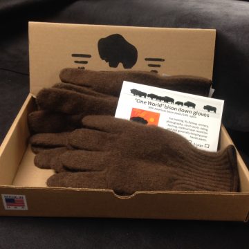 America Bison Wool Gloves