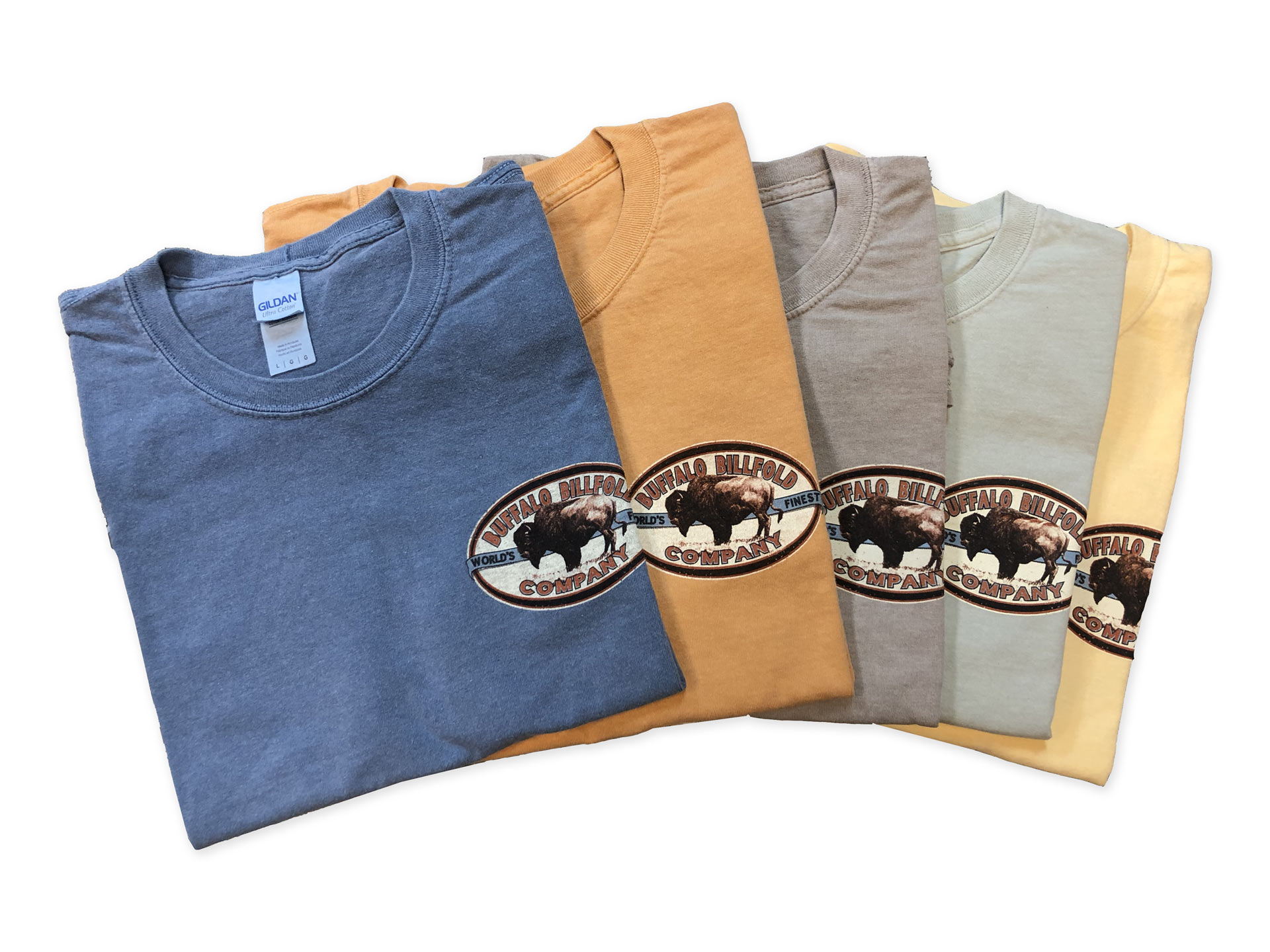 Misbruik Kaal Peuter Cotton T-Shirt - Brand Apparel - Buffalo Billfold Company
