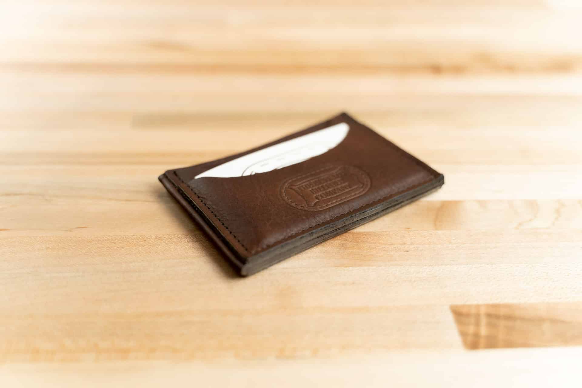 Handmade Leather Front Pocket Wallet - Made in USA
