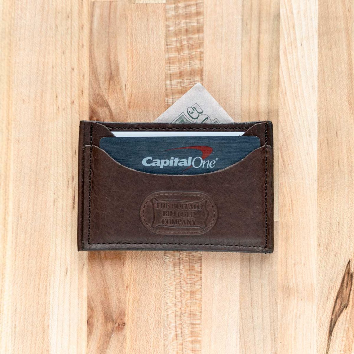 Men Leather Front Pocket Wallet