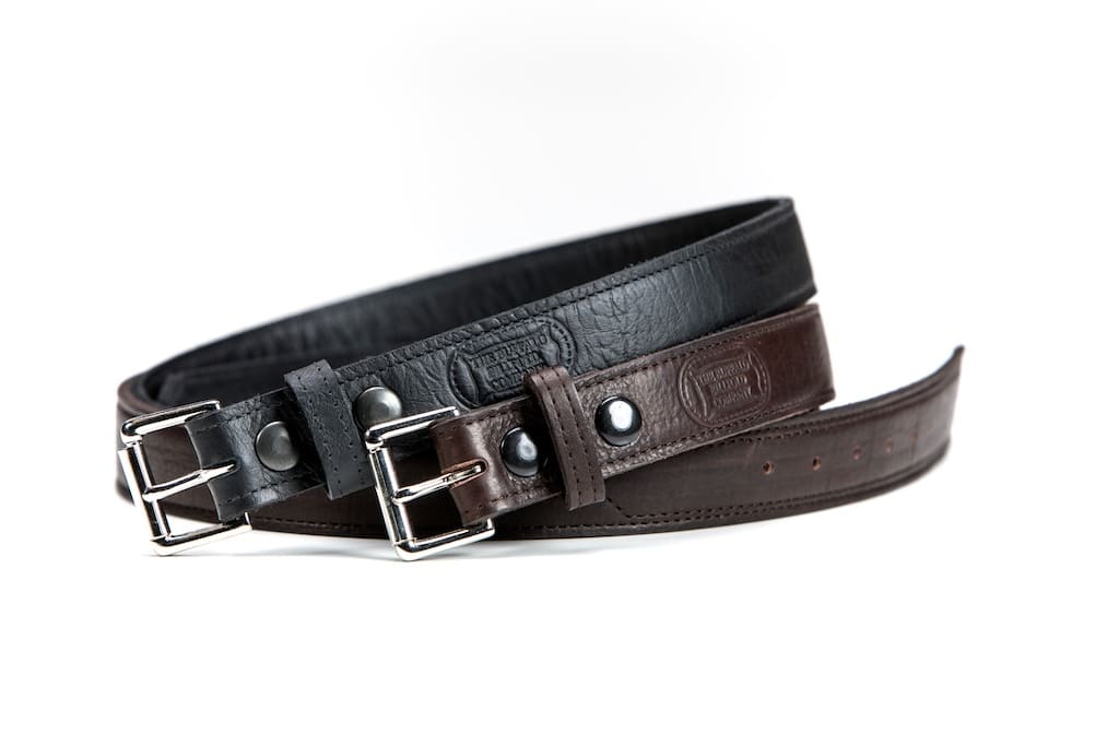 Badlands Russet Buffalo Leather Belt