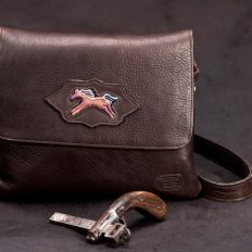 Leather Purse with Horse
