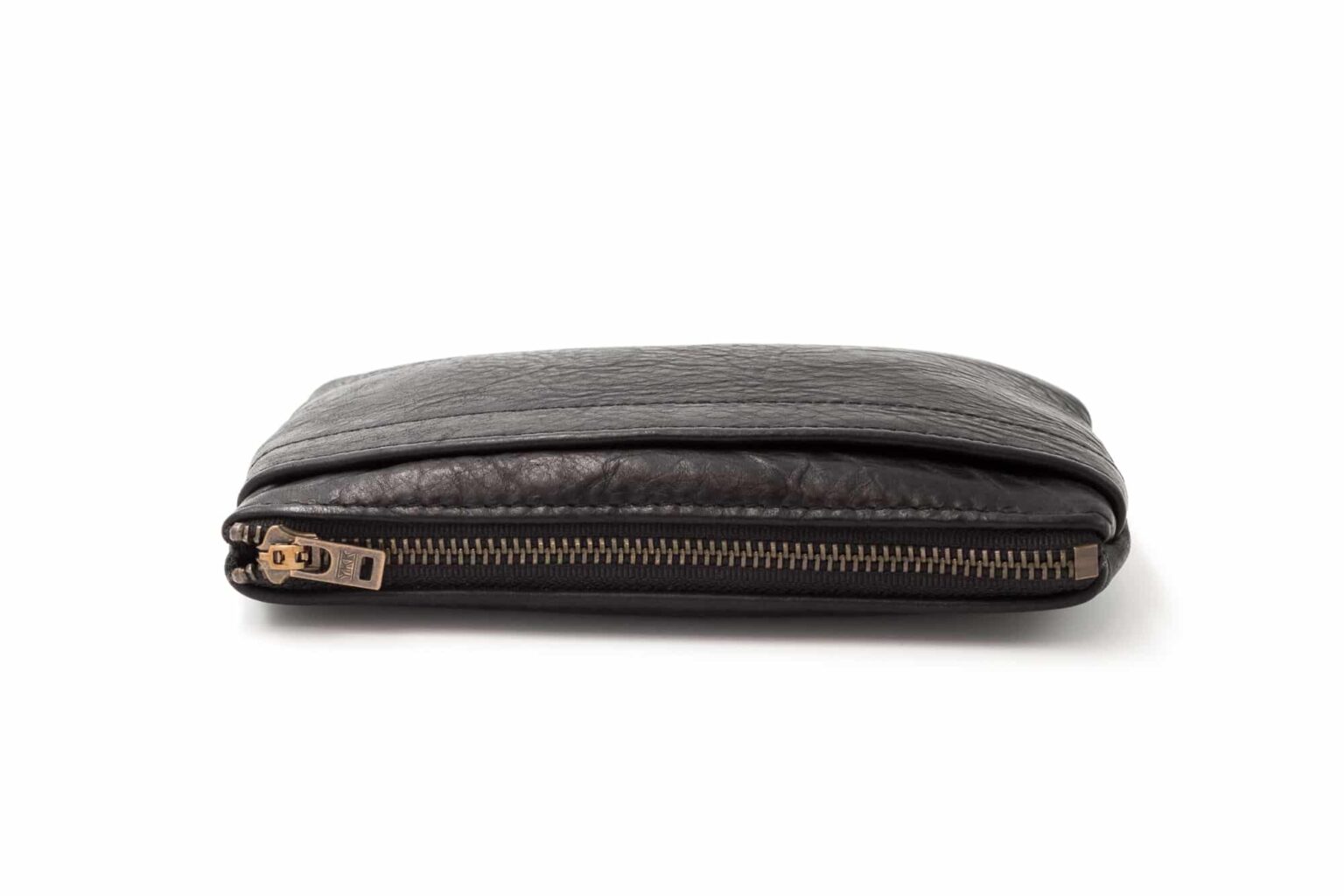 Zipper Clutch Purse Handmade from Full Grain Leather Made in USA