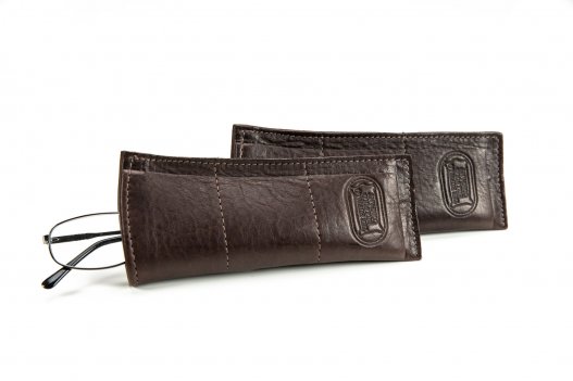 Buffalo Leather Spectacle Case - Made in USA