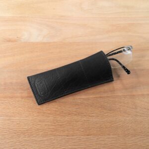 Black Leather Spectacle Case