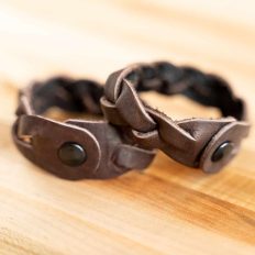 Buffalo Leather Friendship Bracelets - Made in USA