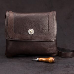 Holy Cross Trim Style Purse - Buffalo Leather - Made In America - Buffalo Billfold Company