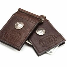 Money Clip Wallet - Buffalo Leather - Made in USA