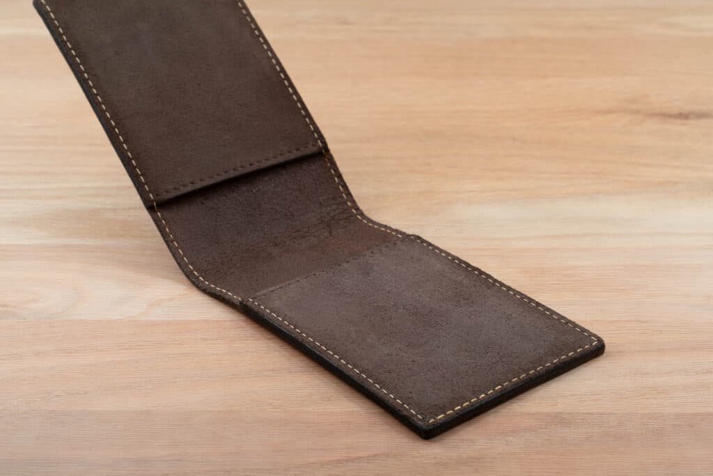 American Chestnut Red Leather Notepad Cover - Made In Usa From American Bison Full-Grain Leather