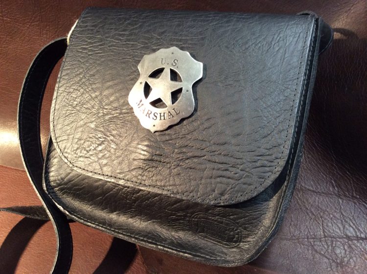 Bisonette Buffalo Leather Purse - Western Badge - Made in America