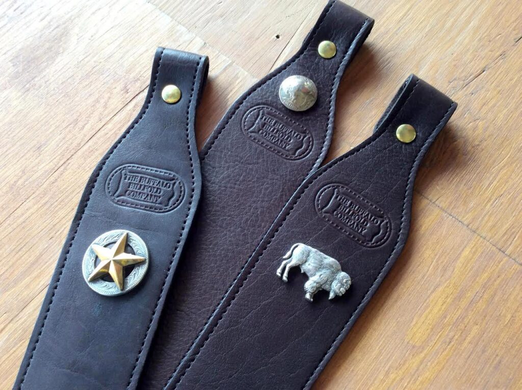 Buffalo Leather Rifle Sling - Made in USA - Buffalo Billfold Company