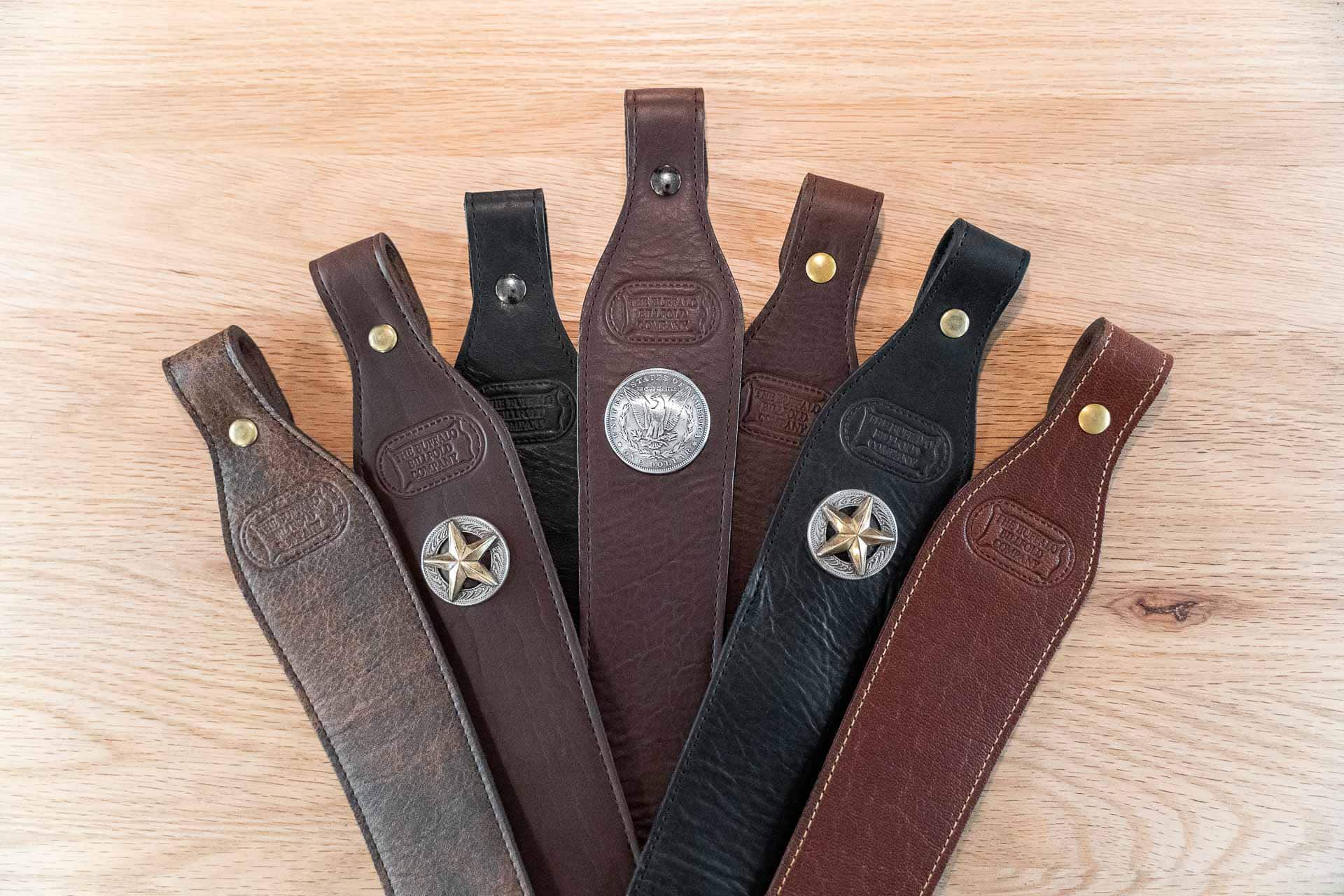 Leather Wrist Strap Accessory Choose Leather Color and Clip 