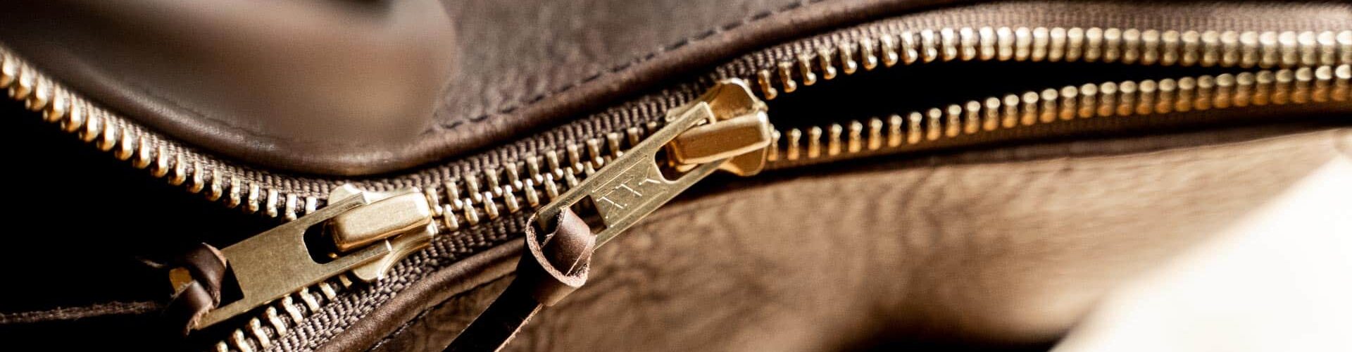 Vintage Leather Briefcase - Made in USA