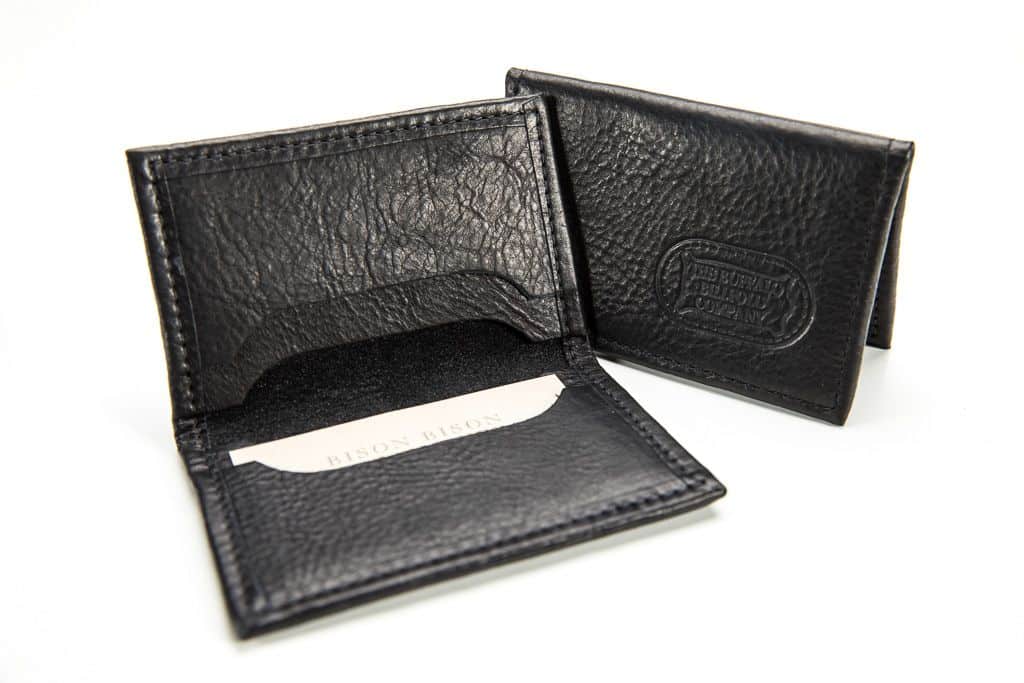 4 Pocket Card Case - Buffalo Leather - Made in USA - Buffalo Billfold Company