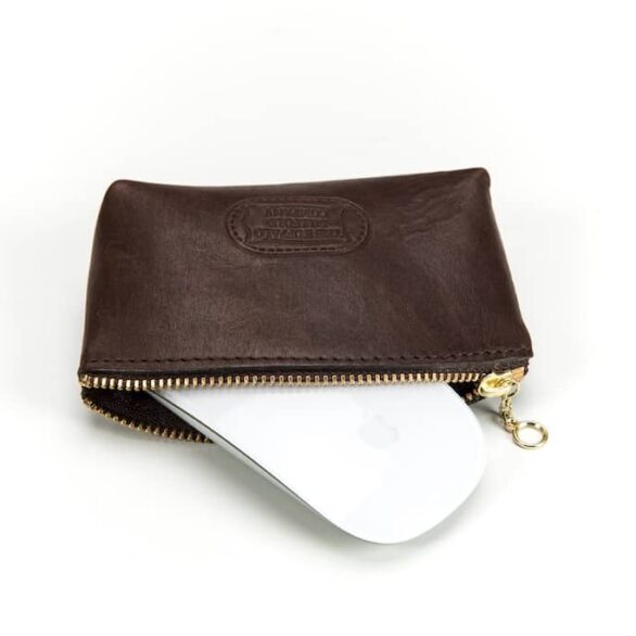 Buffalo Leather Apple Magic Mouse Case - Made in the USA - Buffalo Billfold Company