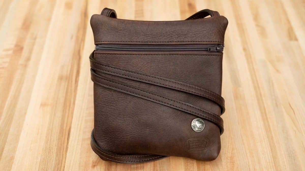 Leather Belt Pouch with Detachable Wrist Strap and Front Camera or Phone  Pocket