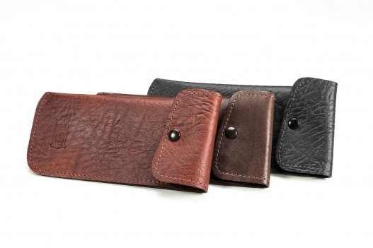 Leather Reading Glasses Case - Made in USA - Buffalo Billfold Company