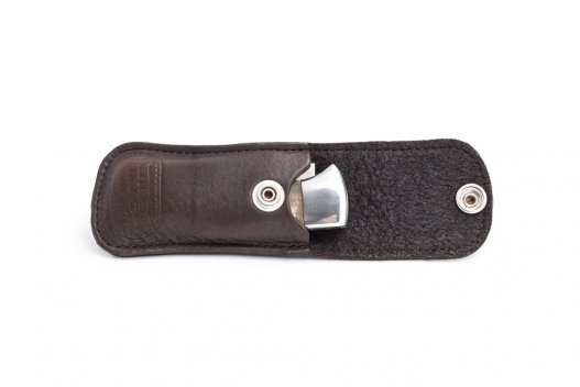 Custom Leather Knife Sheath Made in USA with Buffalo Knife