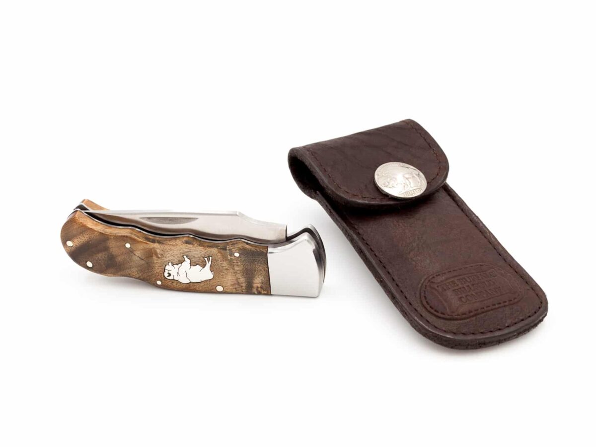 Medium Brown Leather Sheath for 4 Inch Knives From Our Store