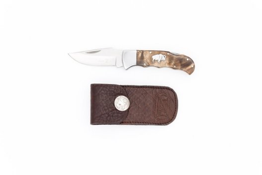 Leather Pocket Knife Sheath - Made in USA
