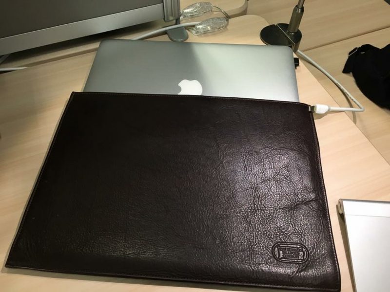 Macbook Air Leather Sleeve - 13 " - Made in
