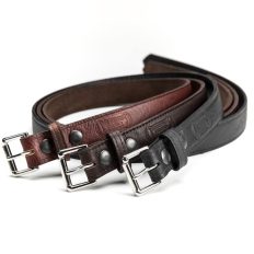 Lined Leather Belt - USA Made