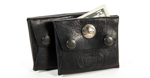 Pocket Coin Holder - Leather - Buffalo Nickel | Buffalo Billfold Company