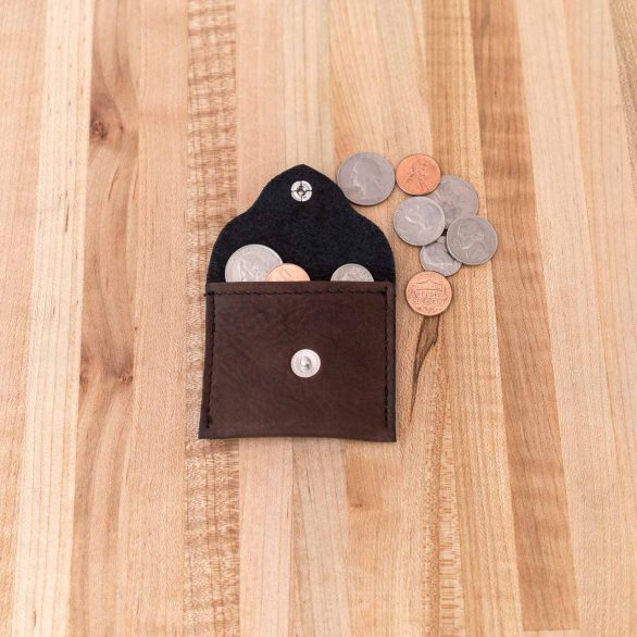 Small Coin Purse with Snap - Made in USA